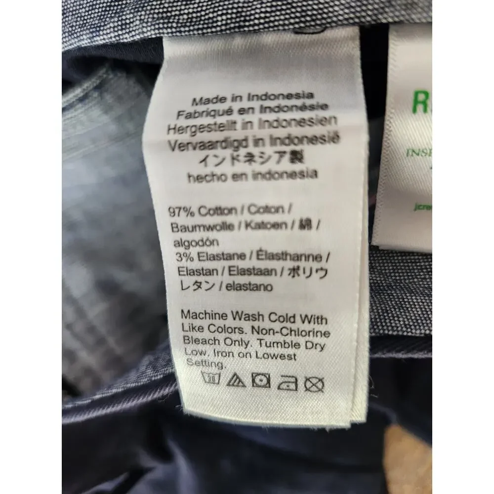 NWT J. Crew Men's 770™ Straight-Fit Stretch Chino Pant Navy 33/30